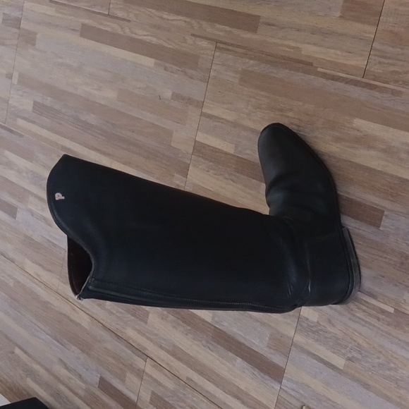 Petrie men's dressage dress boots - 10.5, regular calf, Spanish top - Picture 5 of 10